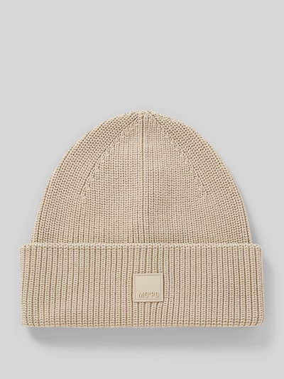Peek & Cloppenburg Marc O'Polo DenimBeanie mit Label-Badge in beige