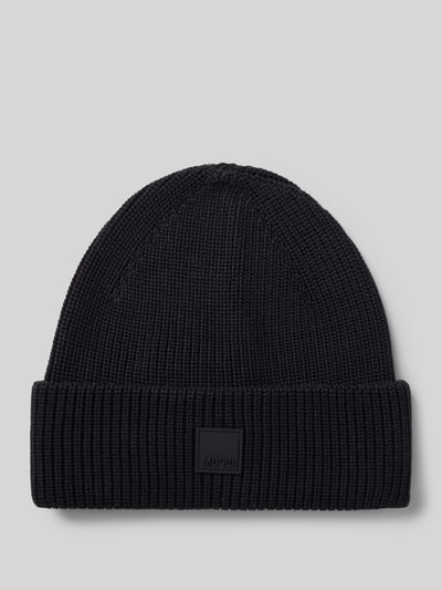 Peek & Cloppenburg Marc O'Polo DenimBeanie mit Label-Badge in black
