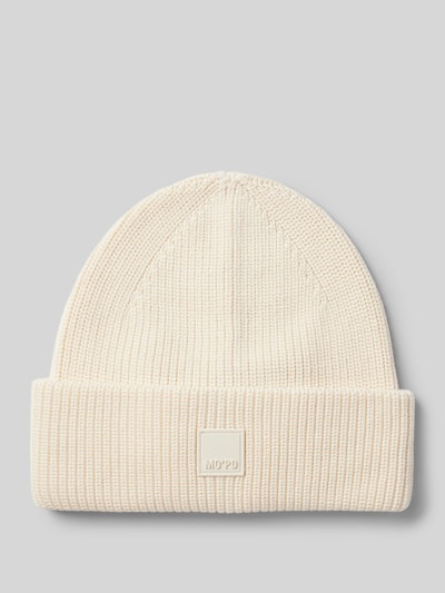 Peek & Cloppenburg Marc O'Polo DenimBeanie mit Label-Badge in offwhite