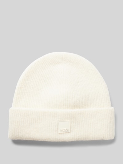 Peek & Cloppenburg Marc O'Polo DenimBeanie mit Label-Detail in offwhite