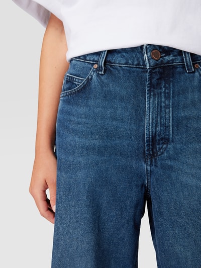 Peek & Cloppenburg Marc O'Polo DenimHigh Rise Relaxed Fit Jeans Mit Brand-Detail In Jeansblau