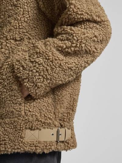 Peek & Cloppenburg Marc O'Polo DenimRegular Fit Jacke Aus Teddyfell In Hellbraun