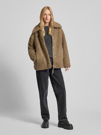 Peek & Cloppenburg Marc O'Polo DenimRegular Fit Jacke Aus Teddyfell In Hellbraun