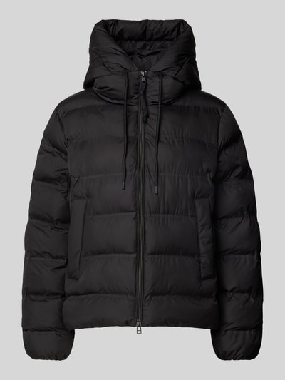 Peek & Cloppenburg Marc O'Polo DenimSteppjacke mit Kapuze in black