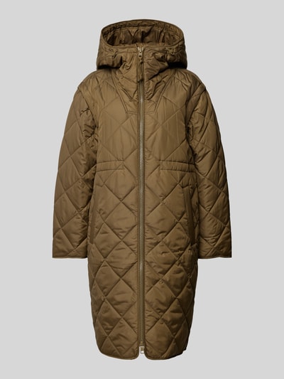 Peek & Cloppenburg Marc O'Polo DenimSteppmantel Mit Zweiwege-Reißverschluss In Khaki