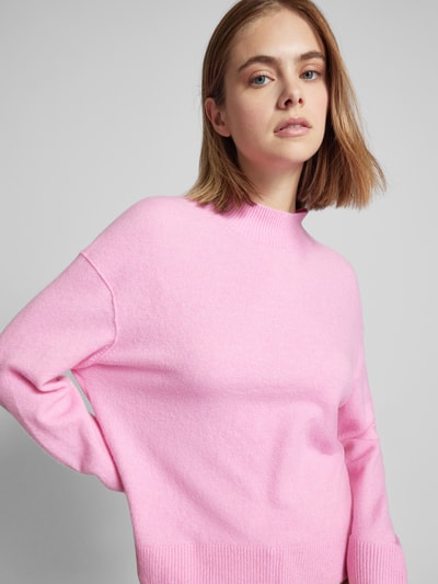 Peek & Cloppenburg Marc O'Polo DenimStrickpullover Mit Stehkragen In Rosa