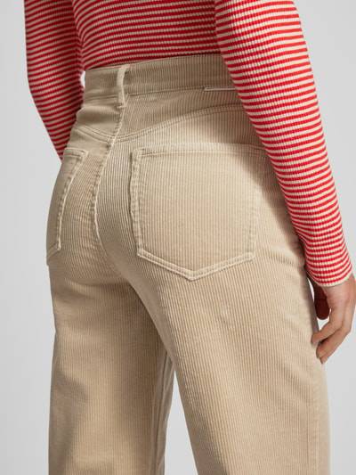 Peek & Cloppenburg Marc O'Polo DenimWide Leg Cordhose Im 5-Pocket-Design In Beige