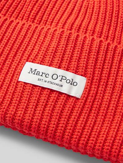 Peek & Cloppenburg Marc O'PoloBeanie Aus Reiner Baumwolle Mit Breitem Umschlag In Rot