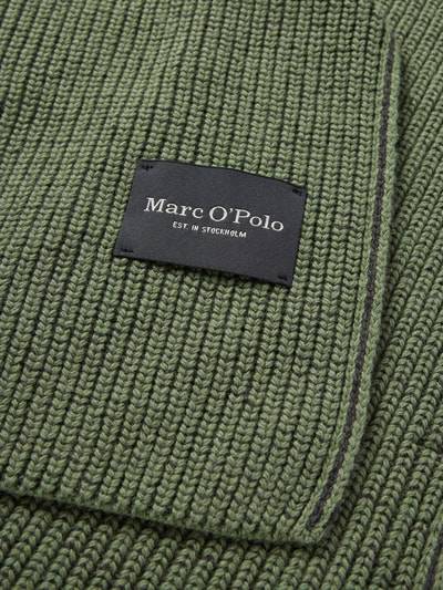 Peek & Cloppenburg Marc O'PoloBicolor Schal Mit Label-Patch In Oliv