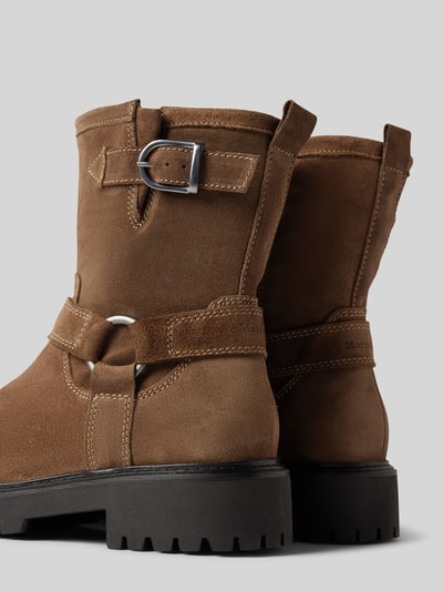 Peek & Cloppenburg Marc O'PoloBiker Boot Aus Softem Velourleder In Taupe