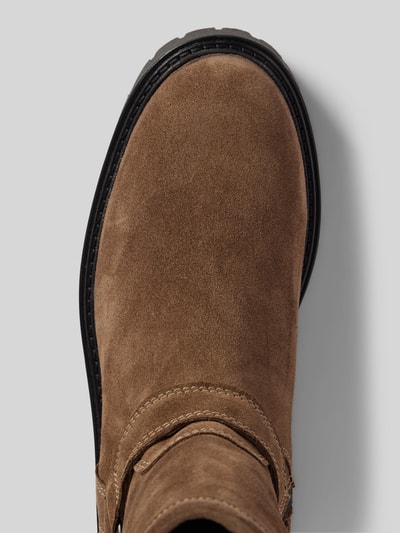 Peek & Cloppenburg Marc O'PoloBiker Boot Aus Softem Velourleder In Taupe