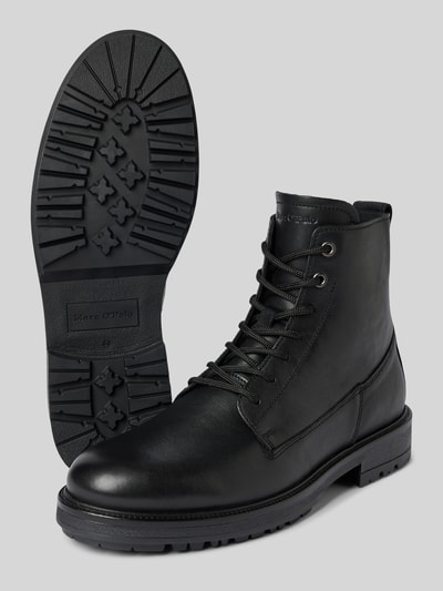 Peek & Cloppenburg Marc O'PoloBoots Aus Leder Mit Schnürung In Black