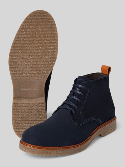 Peek & Cloppenburg Marc O'PoloBoots Aus Veloursleder Modell 'LINUS' In Marine