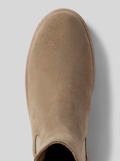 Peek & Cloppenburg Marc O'PoloChelsea-Boot Aus Edlem Velours-Rindleder In Taupe