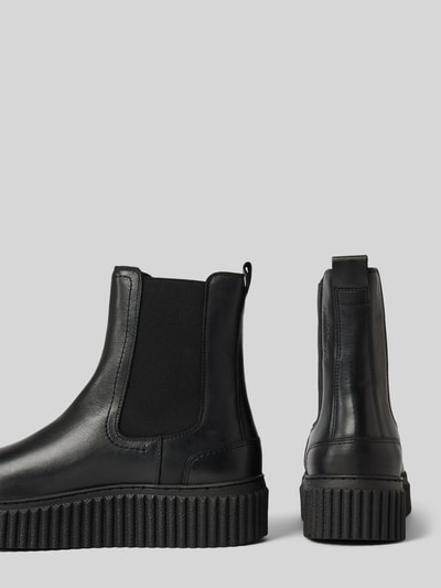 Peek & Cloppenburg Marc O'PoloChelsea Boots Aus Edlem Rindleder Mit Gerillter Plateausohle In Black