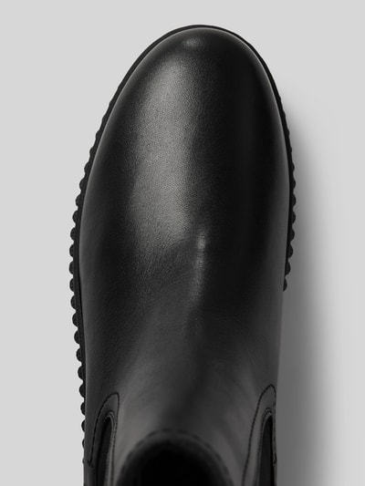 Peek & Cloppenburg Marc O'PoloChelsea Boots Aus Edlem Rindleder Mit Gerillter Plateausohle In Black