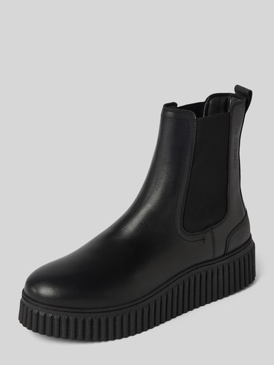 Peek & Cloppenburg Marc O'PoloChelsea Boots aus edlem Rindleder mit gerillter Plateausohle in black