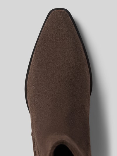 Peek & Cloppenburg Marc O'PoloCowboyboots Mit Reißverschluss Modell 'LUNA' In Dunkelbraun