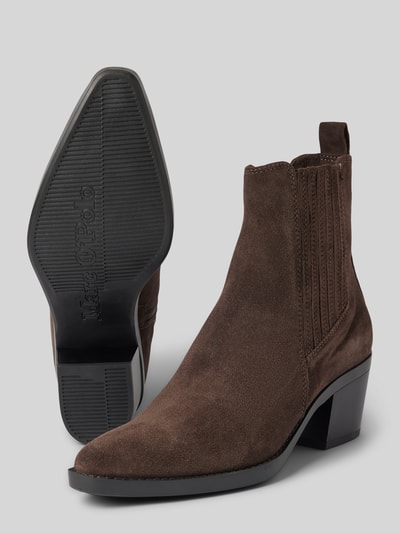 Peek & Cloppenburg Marc O'PoloCowboyboots Mit Reißverschluss Modell 'LUNA' In Dunkelbraun