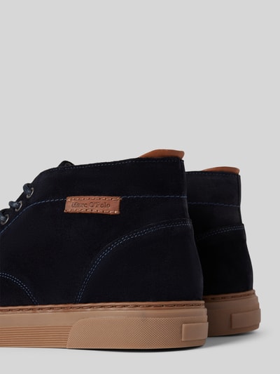 Peek & Cloppenburg Marc O'PoloFlache Halbschuh Mit Lederlasche In Marine