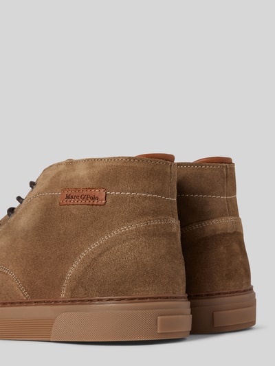 Peek & Cloppenburg Marc O'PoloFlache Halbschuh Mit Lederlasche In Taupe