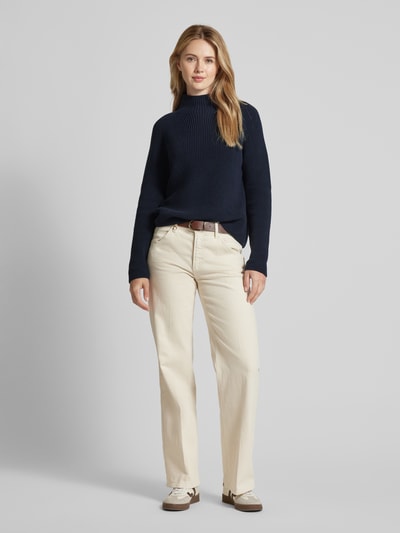 Peek & Cloppenburg Marc O'PoloLangarmpullover mit Stehkragen in marine