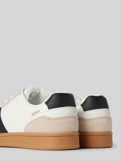 Peek & Cloppenburg Marc O'PoloLedersneaker Mit Label-Patch Und -Detail Modell 'VIOLETTA' In Beige