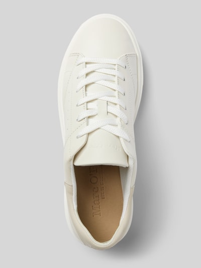 Peek & Cloppenburg Marc O'PoloLedersneaker Mit Label-Prägung Modell 'CORA' In Offwhite