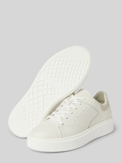 Peek & Cloppenburg Marc O'PoloLedersneaker Mit Label-Prägung Modell 'CORA' In Offwhite