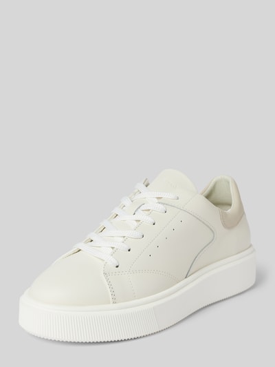Peek & Cloppenburg Marc O'PoloLedersneaker Mit Label-Prägung Modell 'CORA' In Offwhite