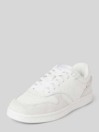 Peek & Cloppenburg Marc O'PoloLow Top Sneaker mit Wildleder-Details in weiss