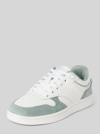 Peek & Cloppenburg Marc O'PoloLow Top Sneaker mit Wildleder-Details in lind
