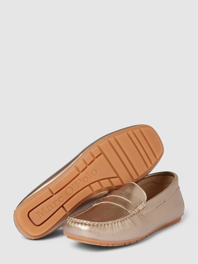 Peek & Cloppenburg Marc O'PoloMokassins Aus Leder Modell 'Selma' In Gold