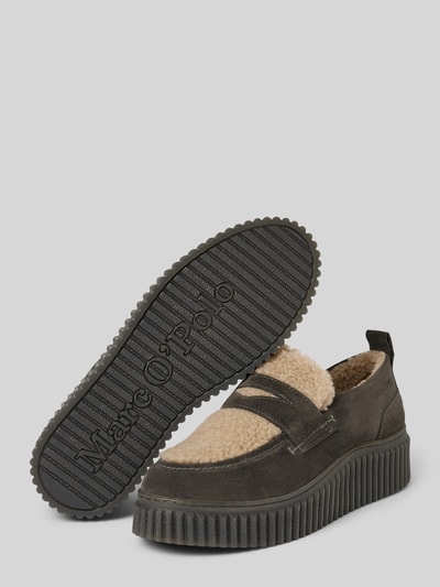 Peek & Cloppenburg Marc O'PoloPlateau-Loafer Mit Wärmender Einlage In Dunkelgrau
