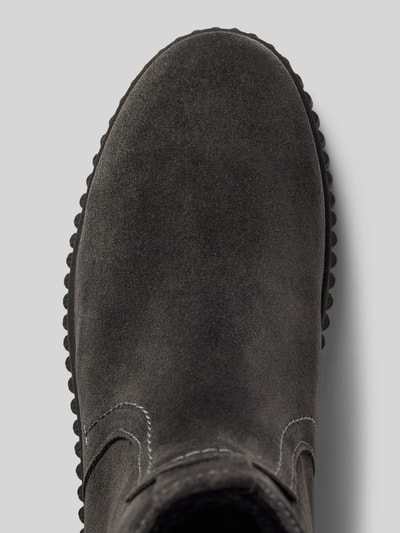 Peek & Cloppenburg Marc O'PoloPlateau-Stiefel Mit Samtigen Innenfutter In Dunkelgrau