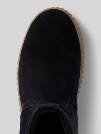 Peek & Cloppenburg Marc O'PoloPlateau-Stiefel Mit Samtigen Innenfutter In Marine