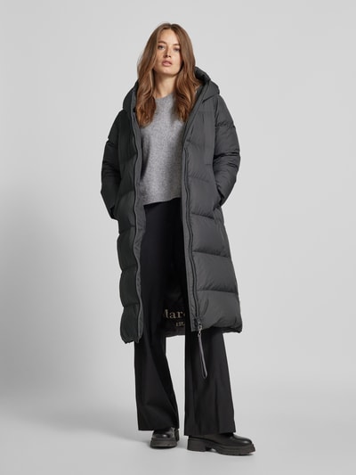 Peek & Cloppenburg Marc O'PoloRegular Fit Daunenmantel mit hochwertigem Daunen-Federn-Mix und Steppnähten in anthrazit