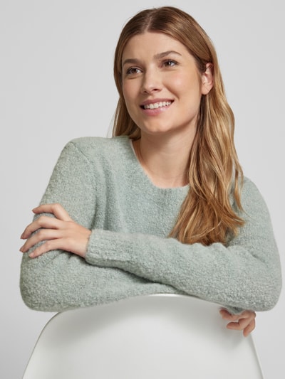 Peek & Cloppenburg Marc O'PoloRegular Fit Strickpullover Aus Schurwoll-Alpaka-Mix In Curly Bouclé-Verarbeitung In Mint