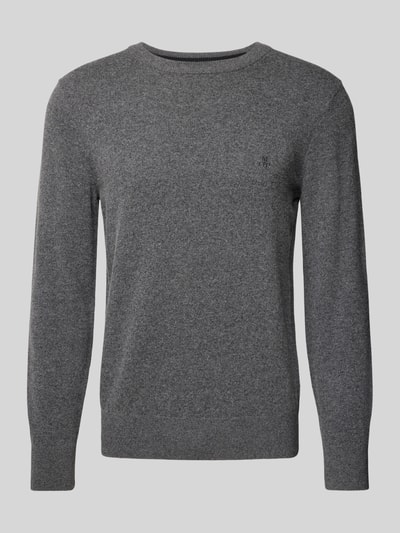 Peek & Cloppenburg Marc O'PoloRegular Fit Strickpullover Aus Softem Bauwolle-Schurwolle-Mix In Anthrazit