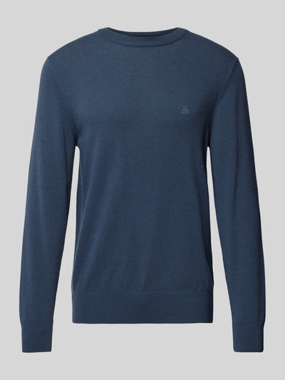 Peek & Cloppenburg Marc O'PoloRegular Fit Strickpullover Aus Softem Bauwolle-Schurwolle-Mix In Rauchblau