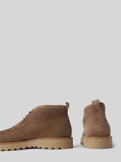 Peek & Cloppenburg Marc O'PoloSchnürstiefel Aus Softem Hochwertigem Velours-Rindsleder In Taupe