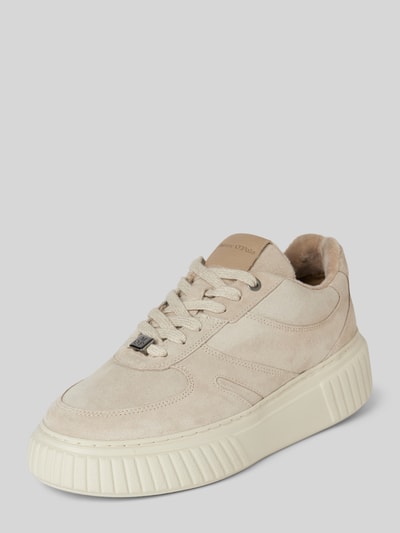 Peek & Cloppenburg Marc O'PoloSneaker mit Label-Applikation Modell 'SVEA' in taupe