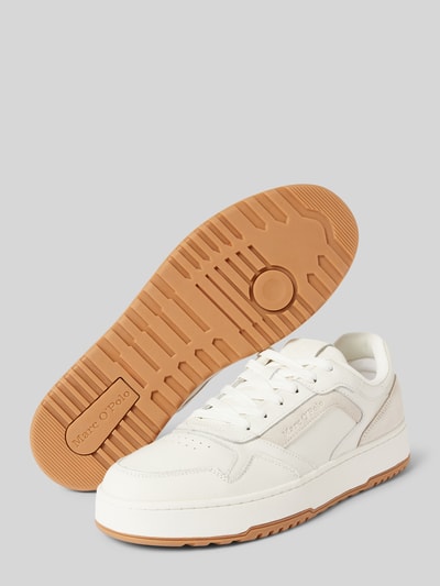 Peek & Cloppenburg Marc O'PoloSneaker Mit Label-Prägung Modell 'Carlo' In Weiss