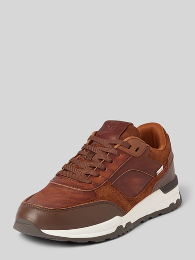 Peek & Cloppenburg Marc O'PoloSneaker mit Schnürung Modell 'Peter' in cognac