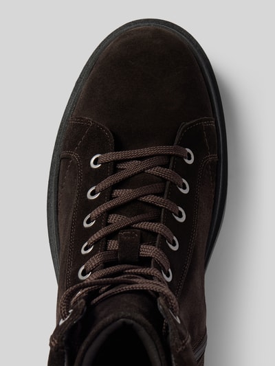 Peek & Cloppenburg Marc O'PoloStiefel Mit Schnürung Und Innenzipper In Mittelbraun