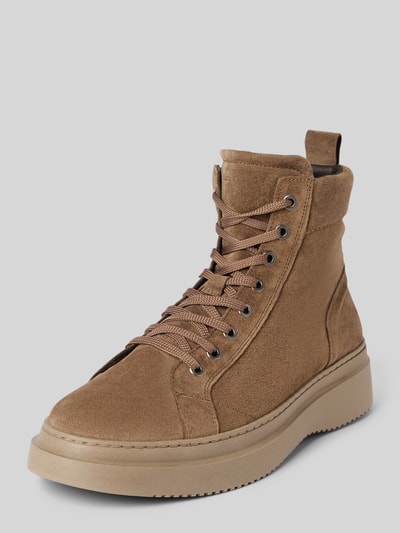 Peek & Cloppenburg Marc O'PoloStiefel mit Schnürung und Innenzipper in taupe