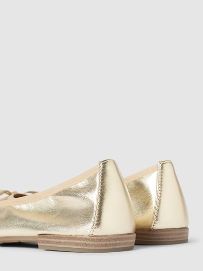 Peek & Cloppenburg Marco TozziLederballerinas In Metallic In Gold
