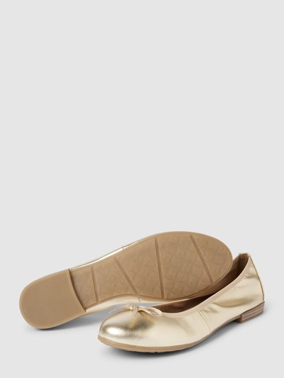 Peek & Cloppenburg Marco TozziLederballerinas In Metallic In Gold