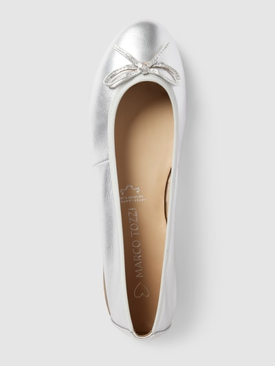 Peek & Cloppenburg Marco TozziLederballerinas In Metallic In Silber