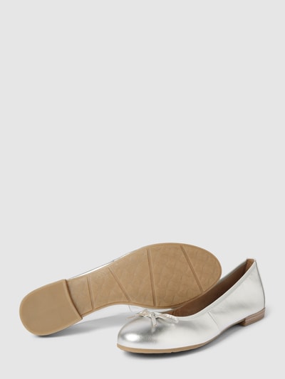 Peek & Cloppenburg Marco TozziLederballerinas In Metallic In Silber